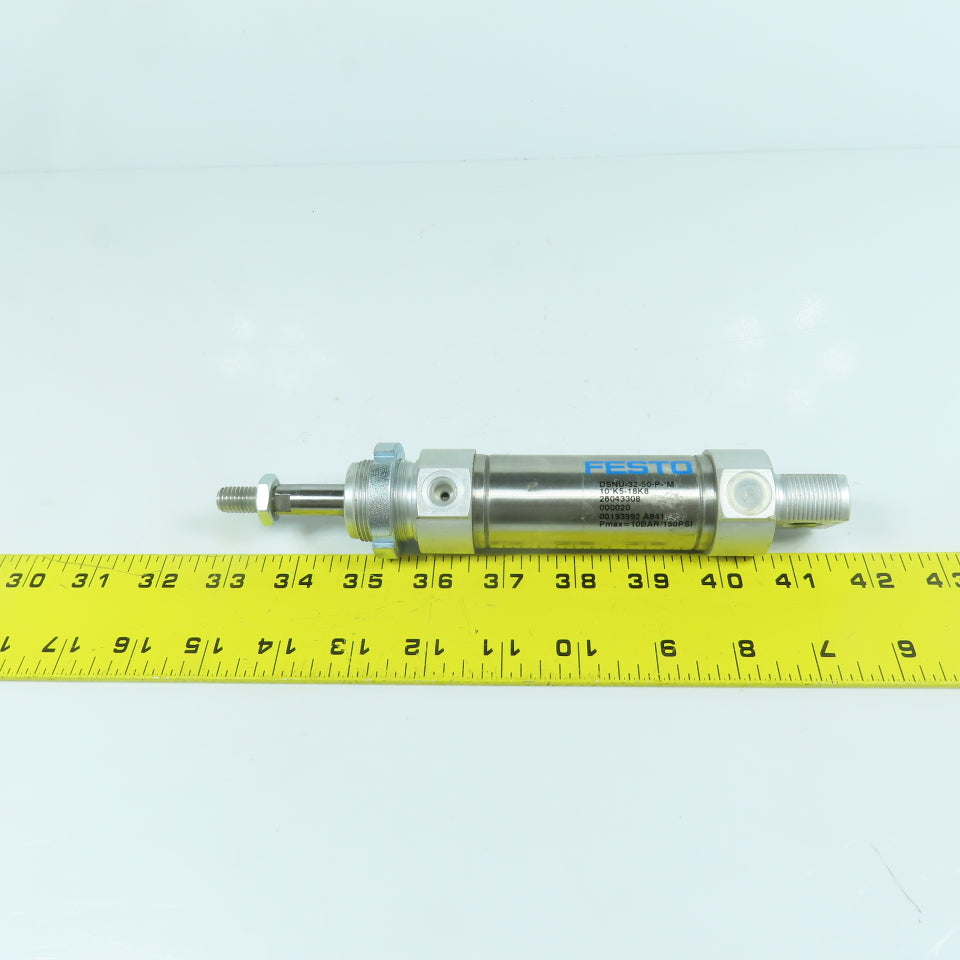 Festo DSNU-32-50-P-"M Double Acting Pneumatic Cylinder 32mm Bore 50mm Stroke