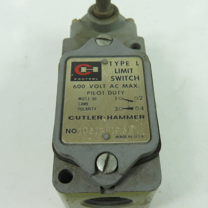 Allen Bradley 10316H193B 600VAC Pilot Duty Limit Switch Type L