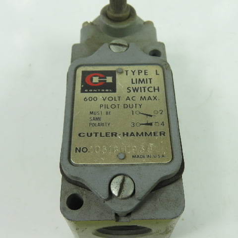 Allen Bradley 10316H193B 600VAC Pilot Duty Limit Switch Type L