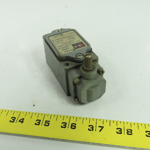 Allen Bradley 10316H193B 600VAC Pilot Duty Limit Switch Type L