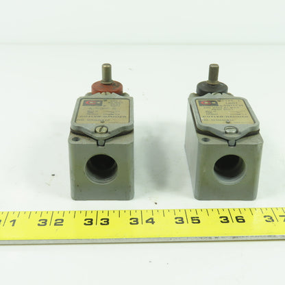 Allen Bradley 10316H185C 600VAC Pilot Duty Limit Switch Type L Lot Of 2