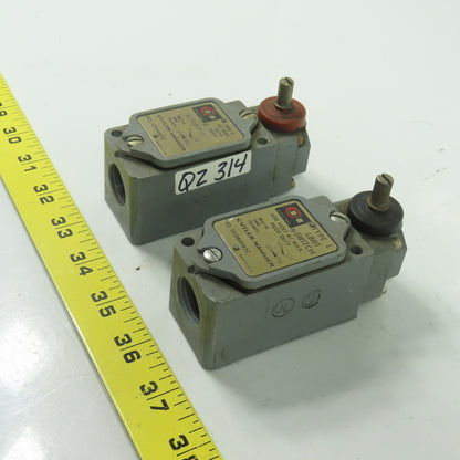 Allen Bradley 10316H185C 600VAC Pilot Duty Limit Switch Type L Lot Of 2