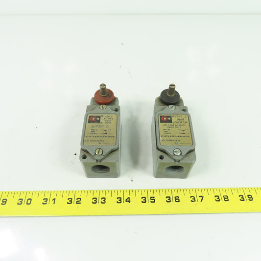 Allen Bradley 10316H185C 600VAC Pilot Duty Limit Switch Type L Lot Of 2