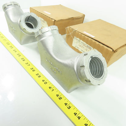 Kondu-Box UB5 1-1/4" Aluminum Electrical Conduit Outlet Box Lot Of 2