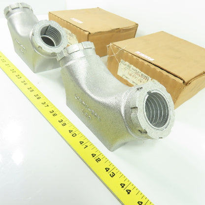 Kondu-Box UB5 1-1/4" Aluminum Electrical Conduit Outlet Box Lot Of 2