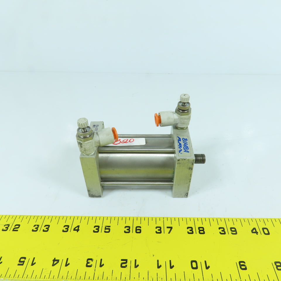 Bimba FS-172.375-MT Double Acting Pneumatic Cylinder 1-1/2" Bore 2.375" Stroke