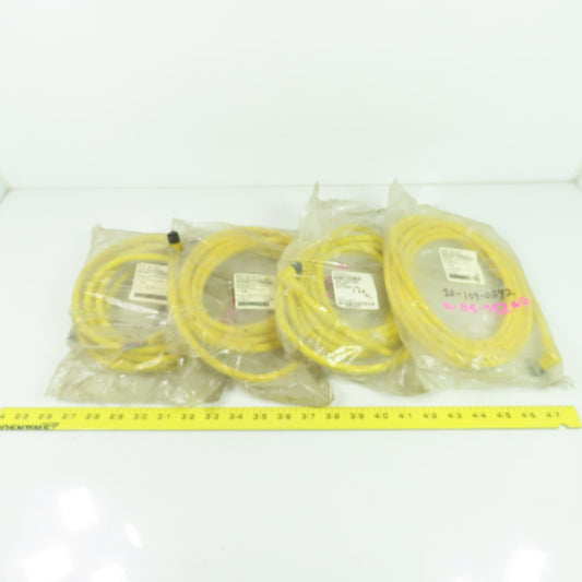 Brad Harrison 804001C02M040 Micro-Change Cordset 5-Pin Female 4M Lot Of 4