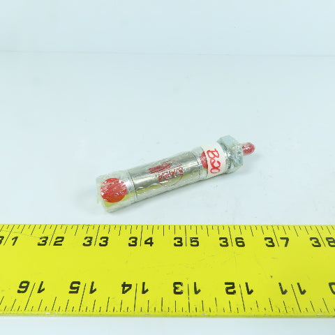 Bimba M-040.5-DQ Double Acting Pneumatic Cylinder 3/4" Bore 1/2" Stroke