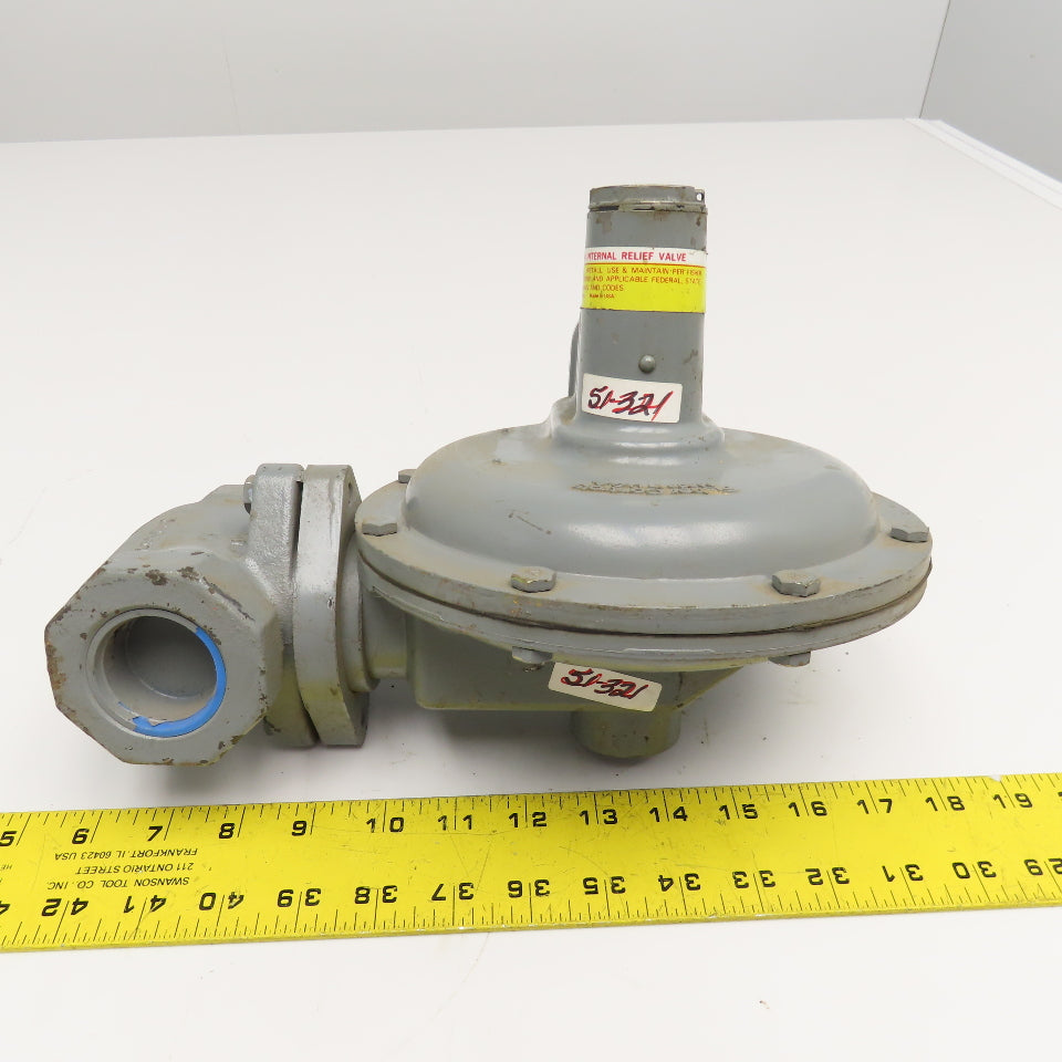 Fisher Controls S301H 1-1/4" NPT Gas Valve 4.5-8PSI