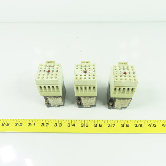 Sylvania 2N131-96 Type SM Relay 300VAC 24V Coil 60Hz Lot Of 3