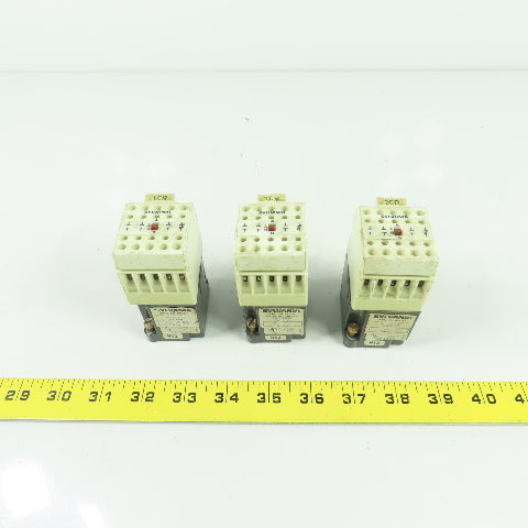 Sylvania 2N131-96 Type SM Relay 300VAC 24V Coil 60Hz Lot Of 3