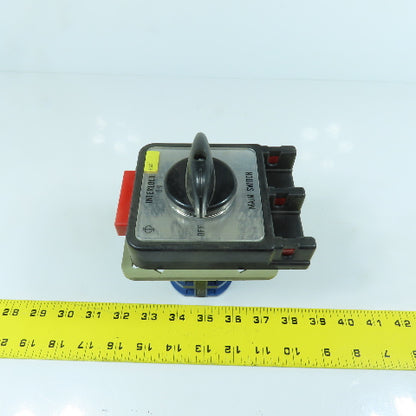 Kraus & Naimer C43 Rotary Drum Switch 65A 600VAC 3-30HP