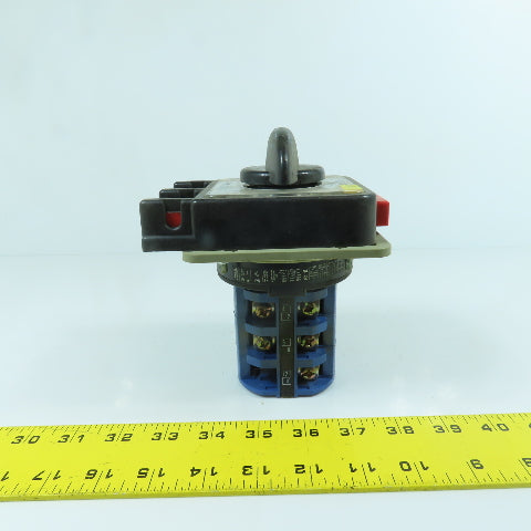Kraus & Naimer C43 Rotary Drum Switch 65A 600VAC 3-30HP