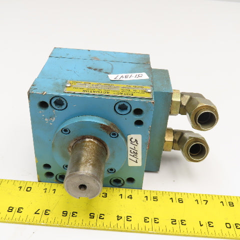 Micro Precision Inc. MPR 3-22V-OIL Rotac 1-1/4" Shaft Hydraulic Actuator 1000PSI