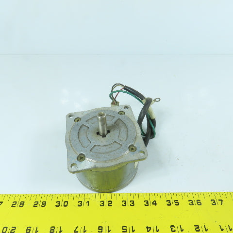 Sanyo Denki 103-808-1 Synchronous Stepper Motor 120VAC 60/72RPM 3/8" Shaft