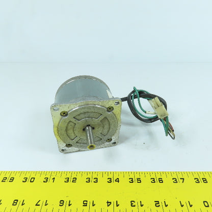Sanyo Denki 103-808-1 Synchronous Stepper Motor 120VAC 60/72RPM 3/8" Shaft