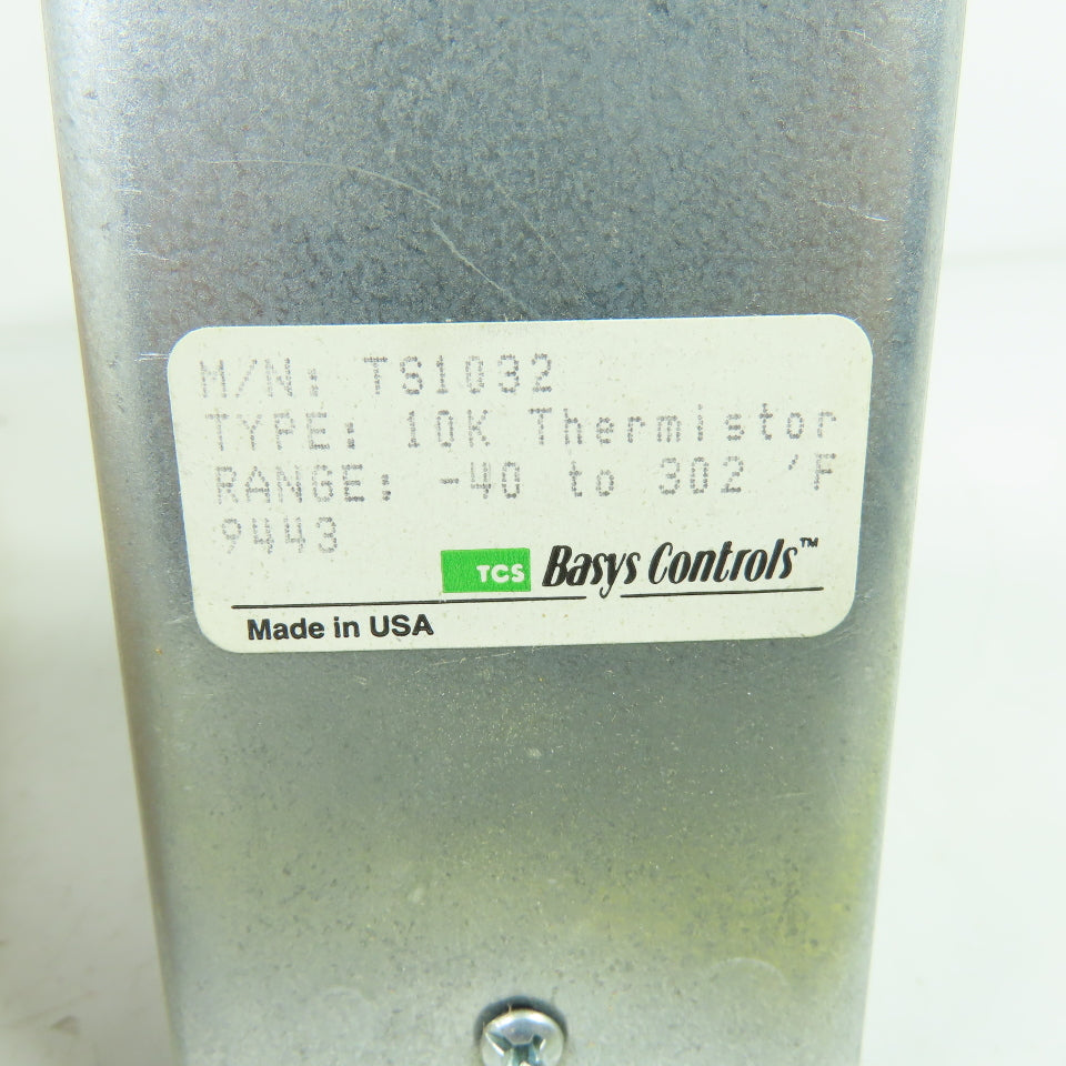 Basys Controls TS1032 Temperature Sensor -40° - 302°F Range 10K Thermi ...