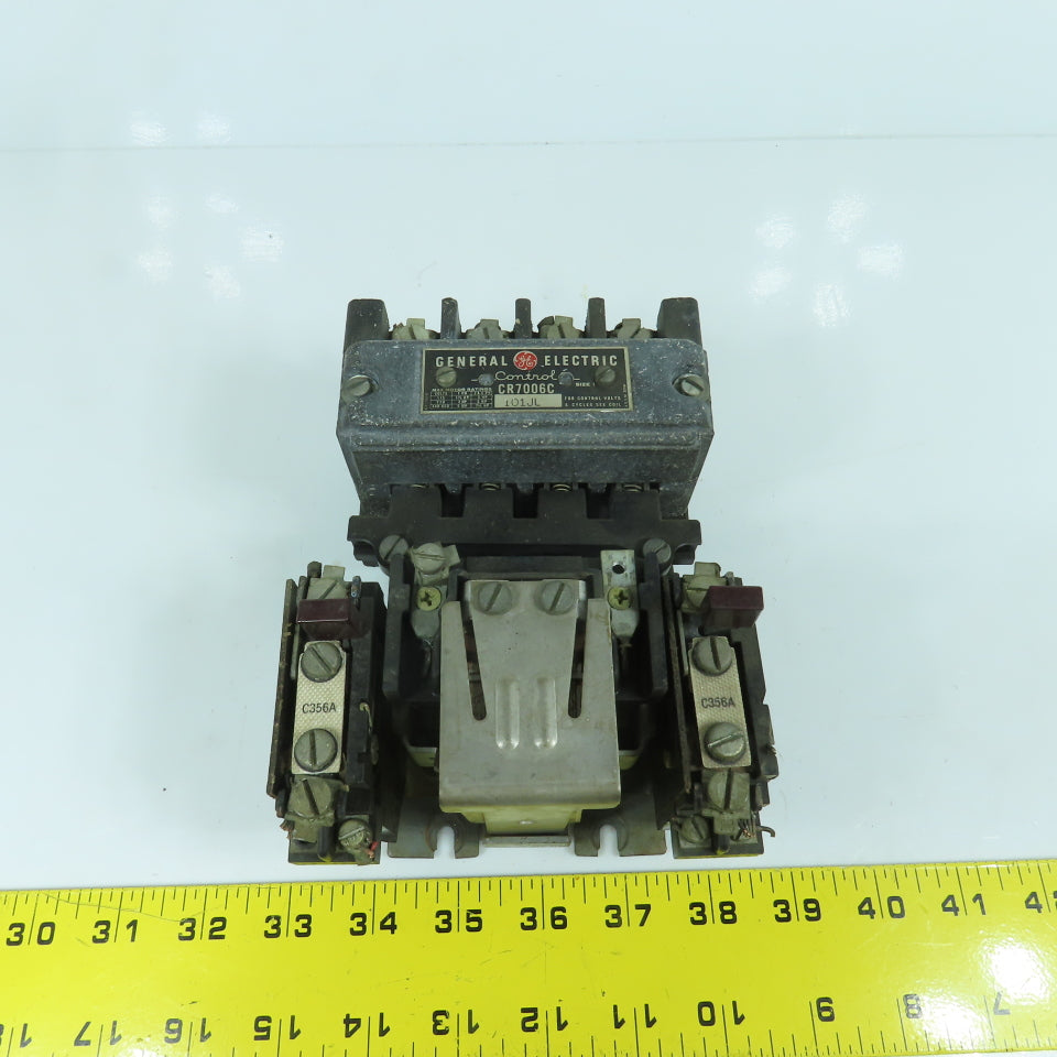 General Electric 101JL Size 1 Motor Starter Contactor 1.5-7.5HP 600V W/ Overload