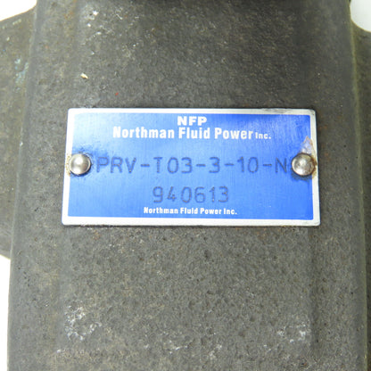 Northman PRV-T03-3-10-N Pressure Control Relief Valve 3/8" NPT