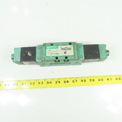 Numatics 123SS500K Pneumatic Solenoid Air Control Valve 150PSI 120V 50/60Hz