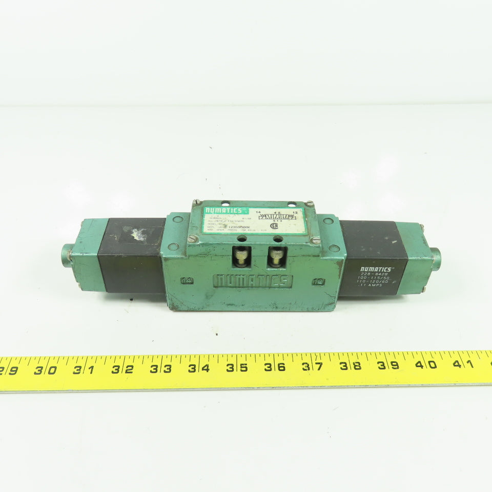 Numatics 123SS500K Pneumatic Solenoid Air Control Valve 150PSI 120V 50/60Hz