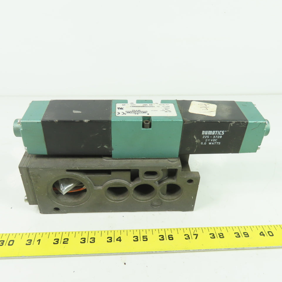 Numatics 152SS500M000061 Pneumatic Solenoid Air Control Valve 150PSI 24VDC