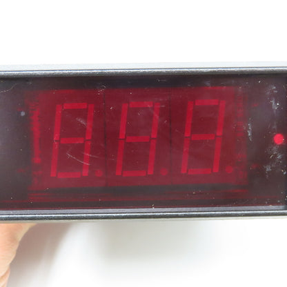 Static Controls Corp Series 800 3 Character LCD Display Panel Meter
