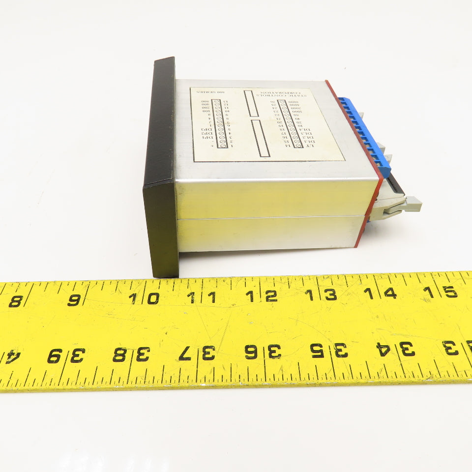 Static Controls Corp Series 800 3 Character LCD Display Panel Meter