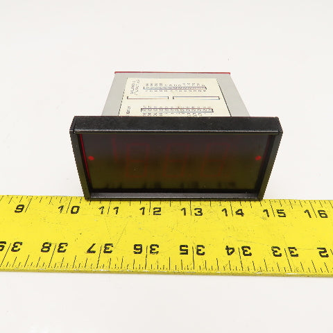 Static Controls Corp Series 800 3 Character LCD Display Panel Meter