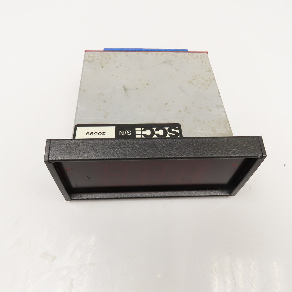 Static Controls Corp Series 800 3 Character LCD Display Panel Meter