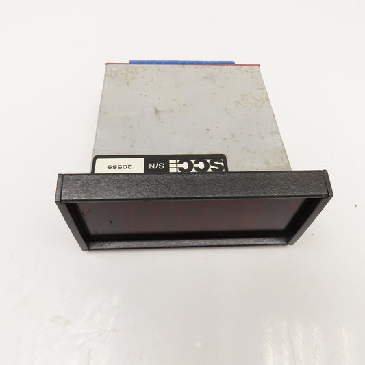 Static Controls Corp Series 800 3 Character LCD Display Panel Meter