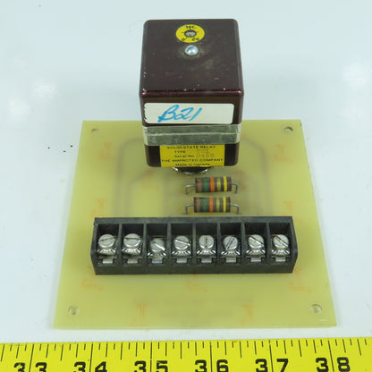 3095-108-004 Rev A Safety Switch Assembly W/ Amprotec Relay Type 731