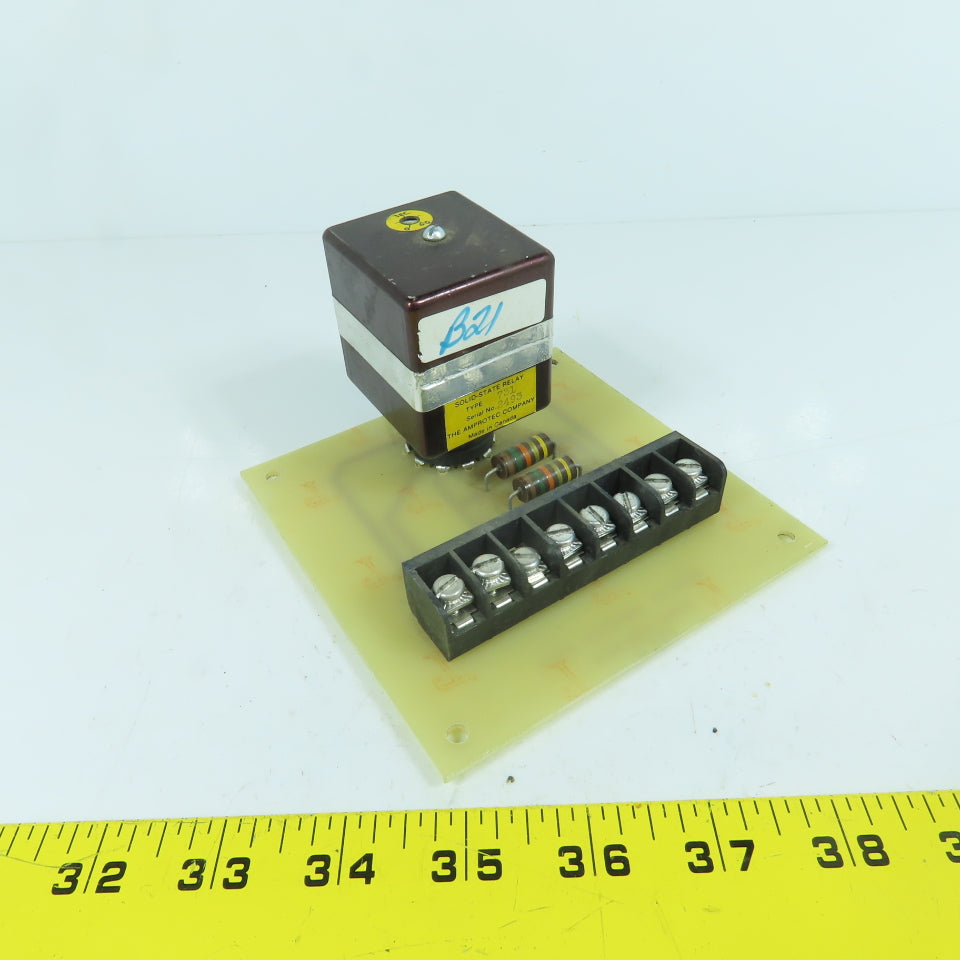3095-108-004 Rev A Safety Switch Assembly W/ Amprotec Relay Type 731