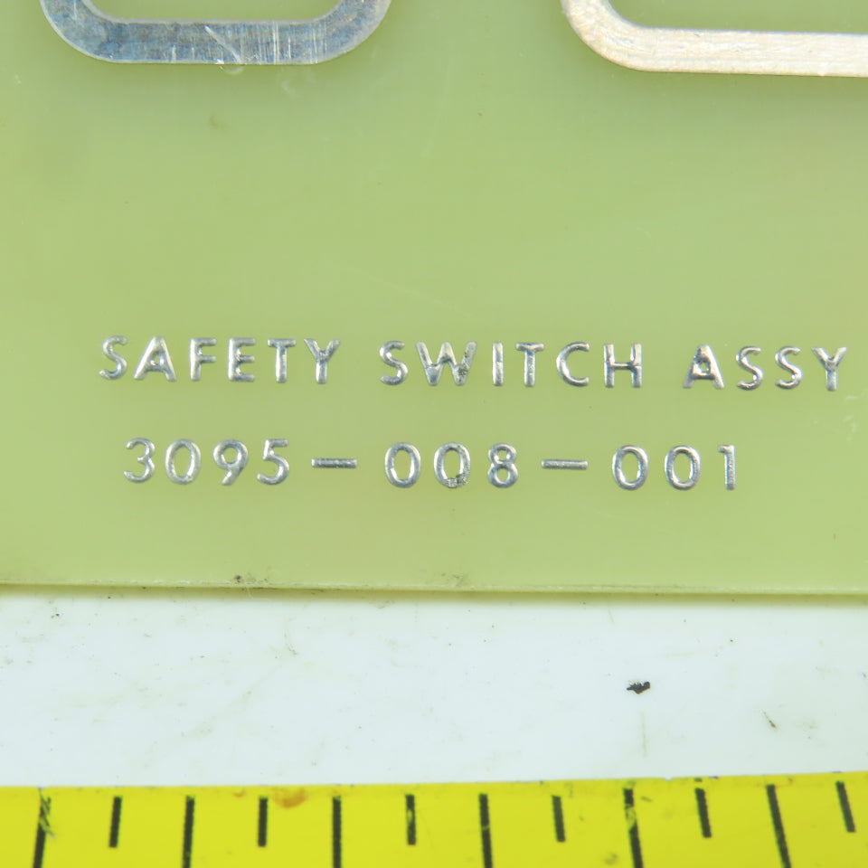 3095-008-001 Safety Switch Assembly W/ Amprotec Solid State Relay Type 731