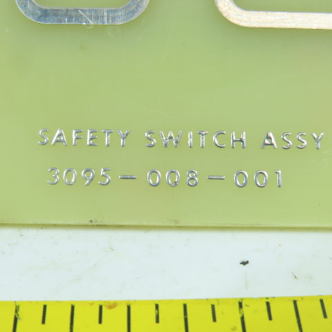 3095-008-001 Safety Switch Assembly W/ Amprotec Solid State Relay Type 731