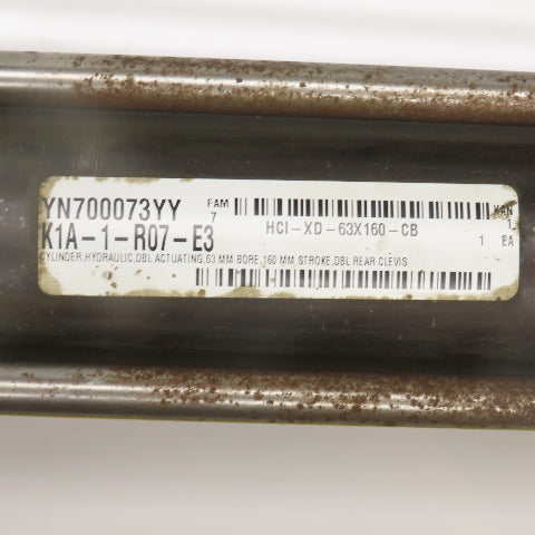 Toyooki HCI-XD-63X160-CB Double Acting Hydraulic Cylinder 63mm Bore 160mm Stroke
