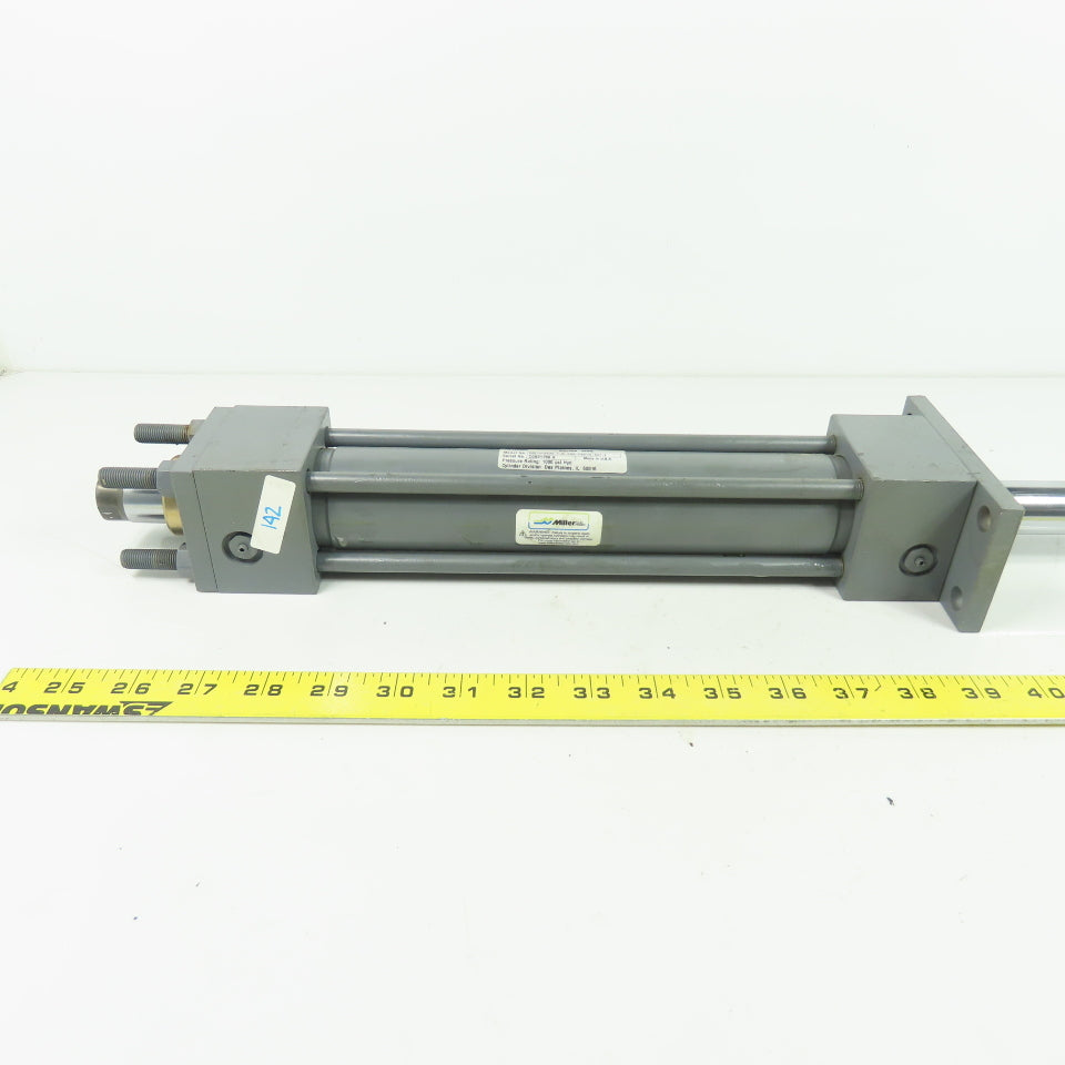 Miller DHV2-6153R44B-01.50-8.000-01000100-S44T-9 Double End Hydraulic Cylinder