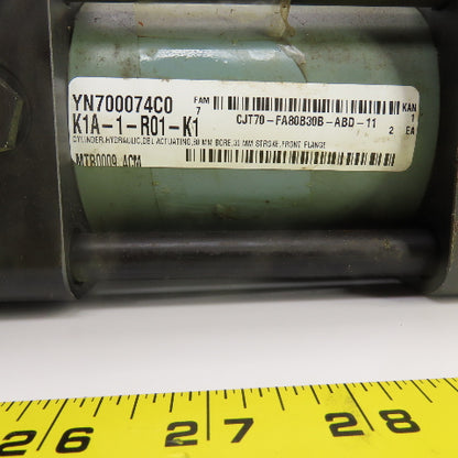 Yuken CJT70 FA80B30B-ABD Double Acting Hydraulic Cylinder 80mm Bore 30mm Stroke