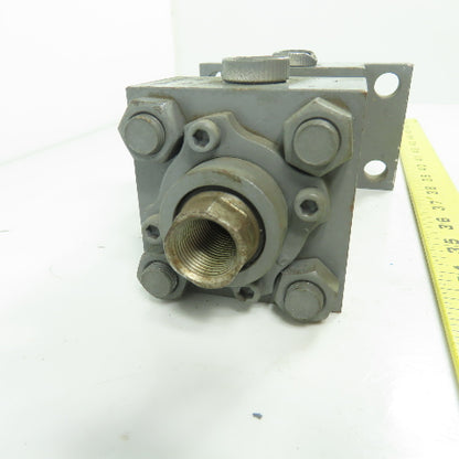 Miller HV62B4C Double Action Hydraulic Cylinder 2" Bore 1" Stroke 3000PSI