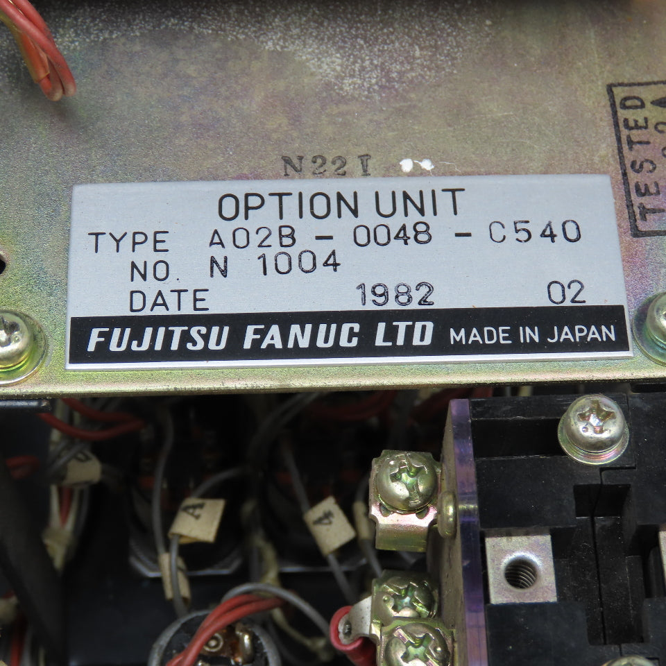 Fanuc A02B-0048-C540 Option Unit