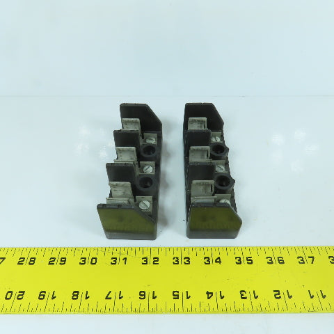 JHC & NEC 11241-3 30/60A 3-Pole Fuse Holder 600/250V Lot Of 2