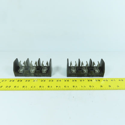 JHC & NEC 11241-3 30/60A 3-Pole Fuse Holder 600/250V Lot Of 2