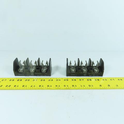 JHC & NEC 11241-3 30/60A 3-Pole Fuse Holder 600/250V Lot Of 2