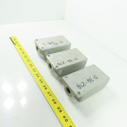 Crouse Hinds 1/2 FS1 3/4 FS2 Electrical Conduit Outlet Box Lot Of 3