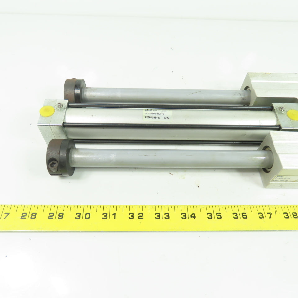 PHD ML170992-REV-B Double Acting Pneumatic Guided Cylinder 8" Stroke 1" Bore
