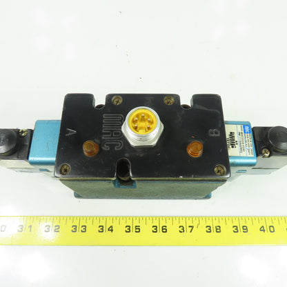 MAC MAC250A-V2A2-PM-111DA 5/2 Double Directional Solenoid Valve 150PSI 120V Coil