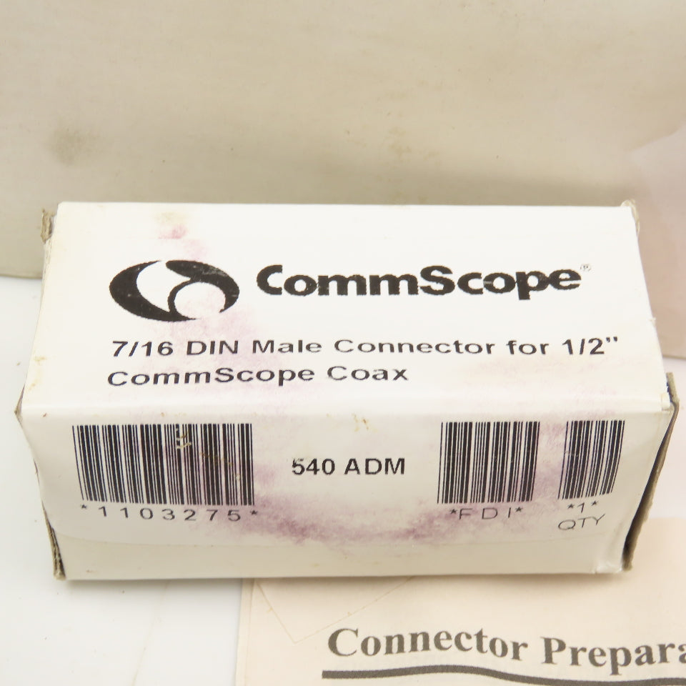 Commscope Cox Router Commscope 540ADM 7/16 DIN Male Connector For 1/2