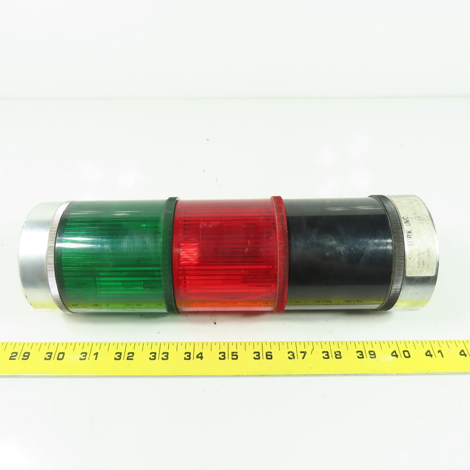 Tork Alert 3 Section Tower Stack Light Red Green Black 240V – Bullseye ...