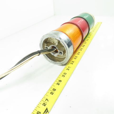General Electric 3 Section Light Tower Stack Red Green Amber