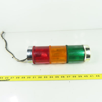 General Electric 3 Section Light Tower Stack Red Green Amber